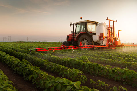 农业设备类别。肥料和农药